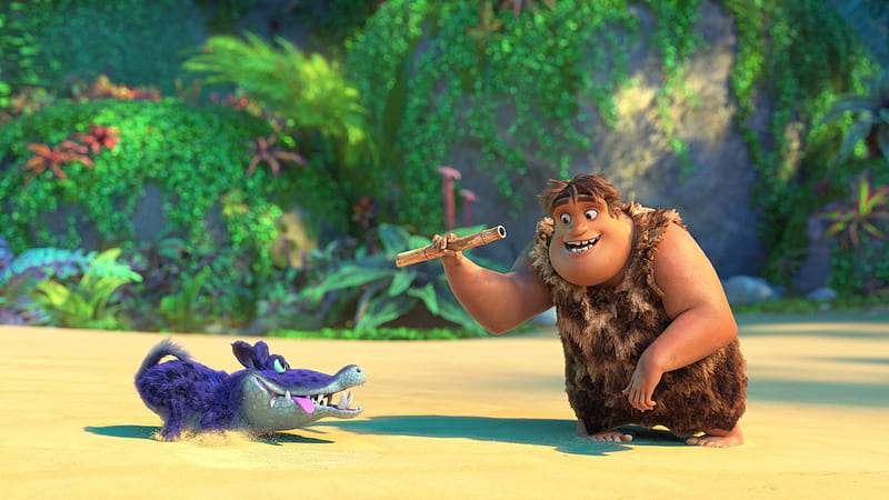 Movie, The Croods: A New Age, Thunk (The Croods), HD wallpaper