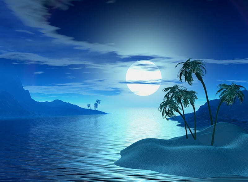 Tropic night, tropic, night, HD wallpaper | Peakpx