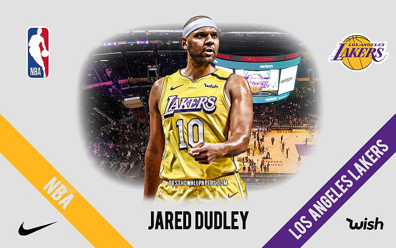 Jared Dudley, Los Angeles Lakers, American Basketball Player, NBA, portrait, USA, basketball, Staples Center, Los Angeles Lakers logo, HD wallpaper