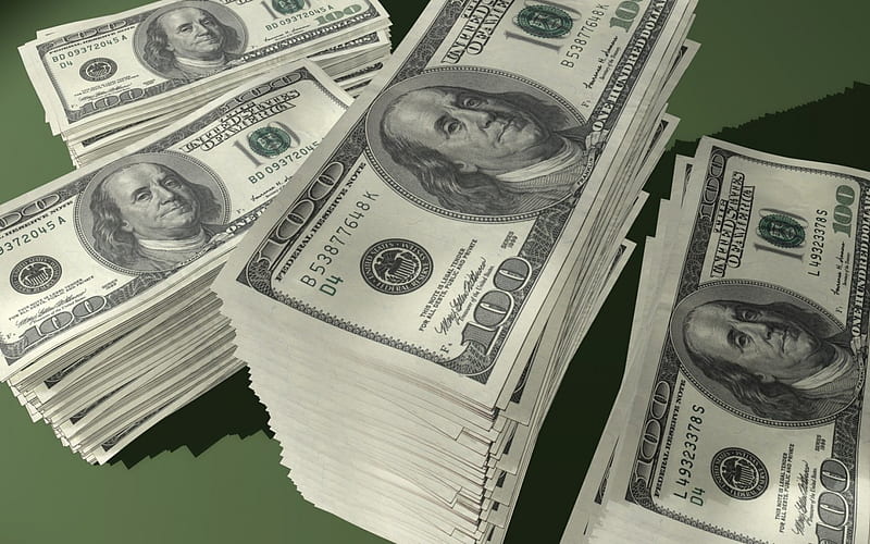 US Dollars, money, notes, wealth, Dollars, currency, America, US, HD wallpaper