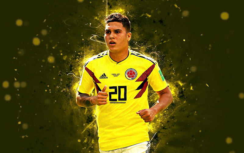 Quintero match, Colombia National Team, fan art, Juan Quintero, soccer, footballers, Colombian football team, HD wallpaper