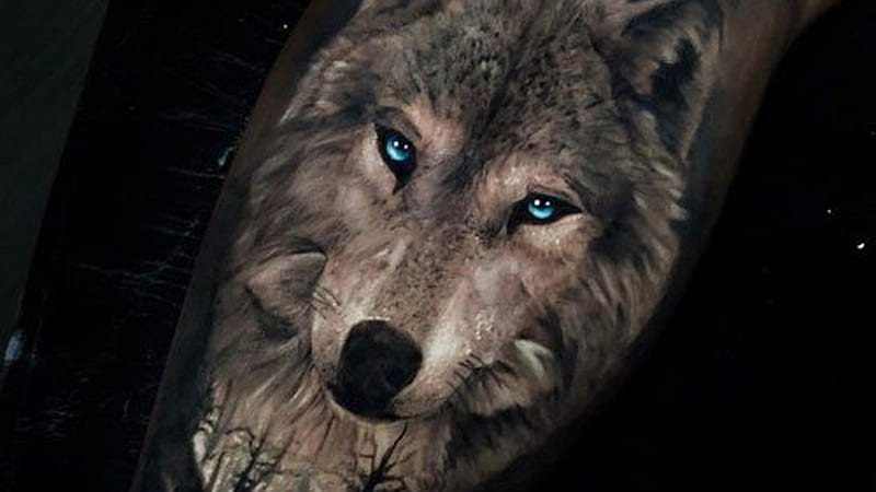 Wild wolf tattoo by Anastasia Agapova  Photo 27797