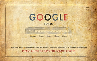 Google Classic, engine, slow, search, funny, screen, HD wallpaper | Peakpx