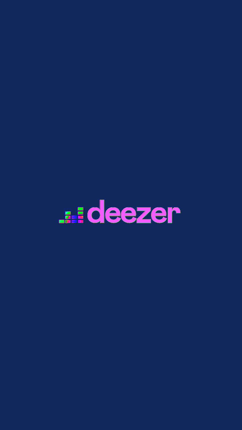 deezer , aesthetic, blue, colors, logo, brand, young, HD phone wallpaper
