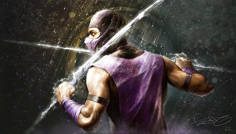 Mortal Kombat - Rain, pretty, wonderful, stunning, marvellous, earth realm, fighter, game, video games, bonito, adorable, artwork, nice, outstanding, outworld, super, amazing, fantastic, abstract, midway, skyphoenixx1, awesome, great, mortal kombat, HD wallpaper