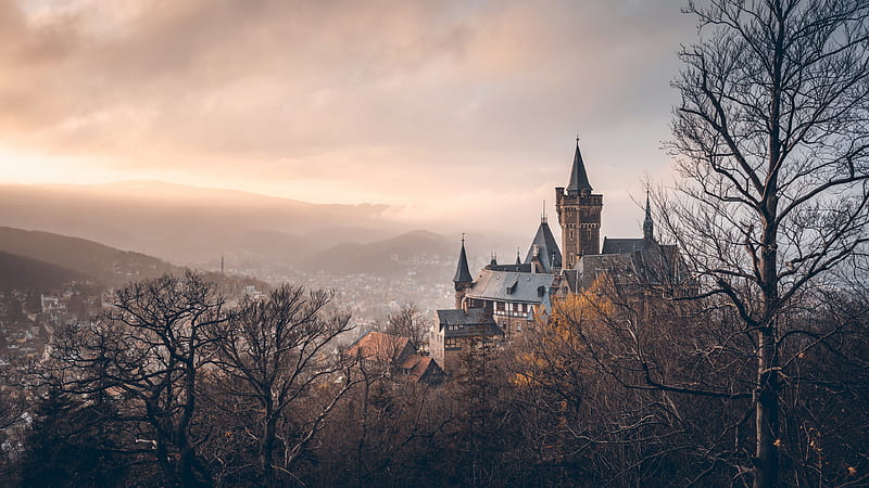 Castle Germany Wernigerode Travel, HD wallpaper