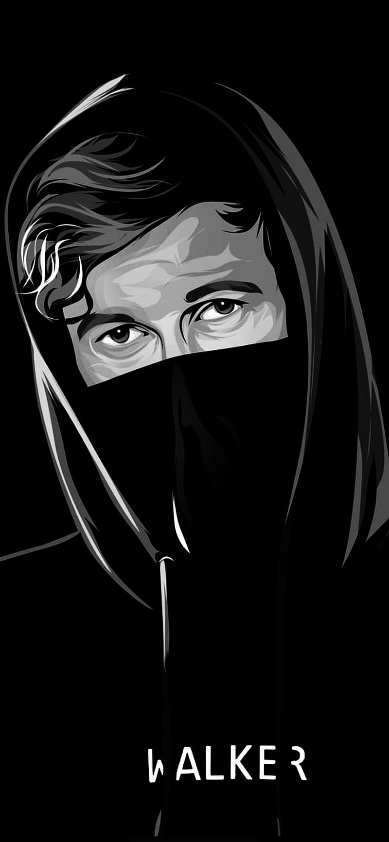 How to draw Alan walker drawing Sketch step by step || Alan walker face  Sketch with Logo. | Drawing sketches, Face sketch, Drawings