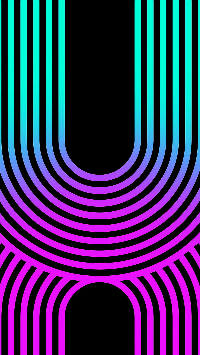 round line abstract, black, blue, color, cool, good, gradient, green pink, simple, texture, HD phone wallpaper