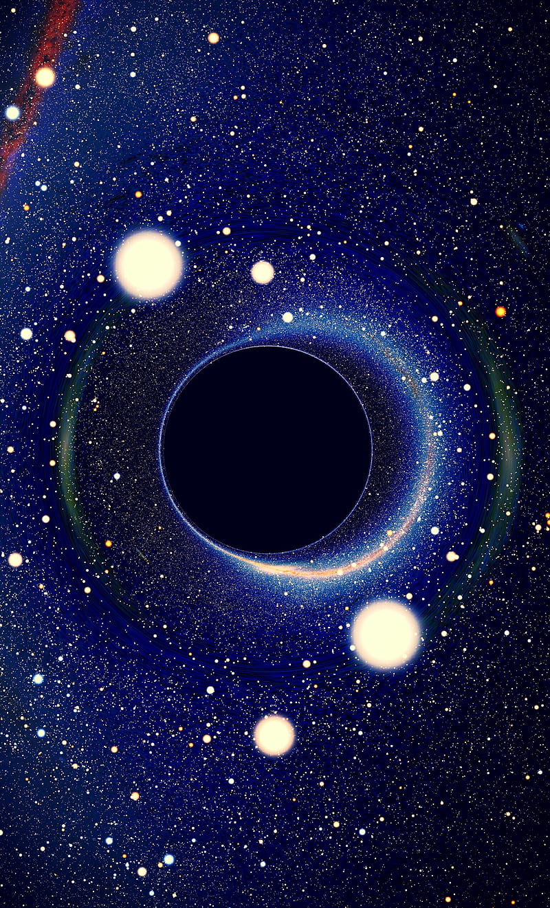 Download wallpaper 938x1668 space stars black holes circles iphone  876s6 for parallax hd background