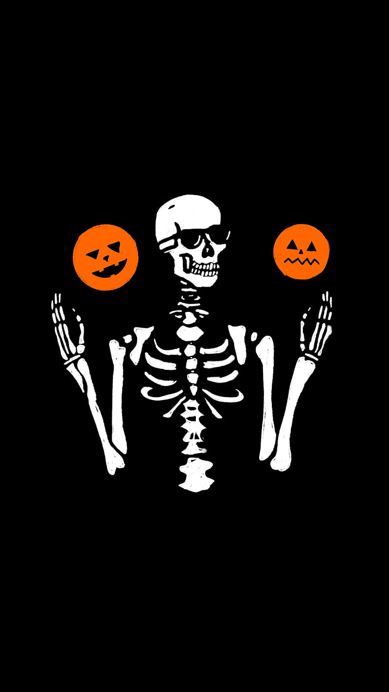 halloween bone, halloween, autumn, bone, bonehead, bones, face, funny, guy, holiday man, mask, october, orange, scary pumpkin, skelet, skeleton, smile, weekend, white, HD phone wallpaper