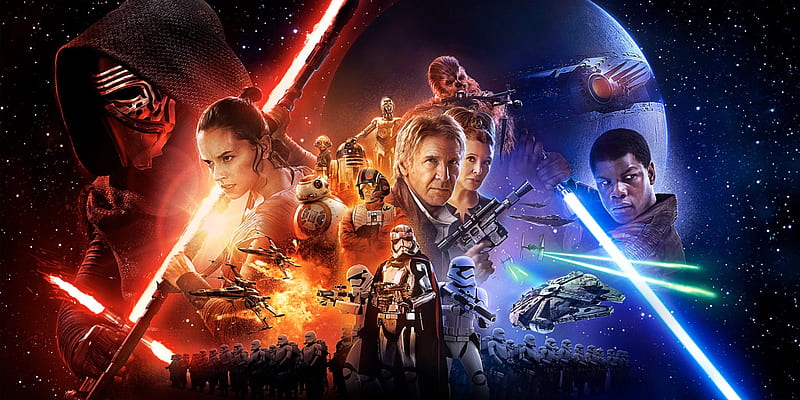 Star Wars The Force Awakens Poster, star-wars, movies, 2016-movies, HD wallpaper