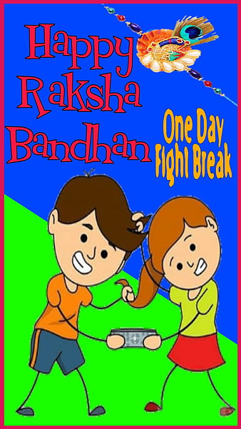 Happy Raksha Bandhan, brother sister, dreams, fight, invader, love, sweet,  tom, HD phone wallpaper | Peakpx