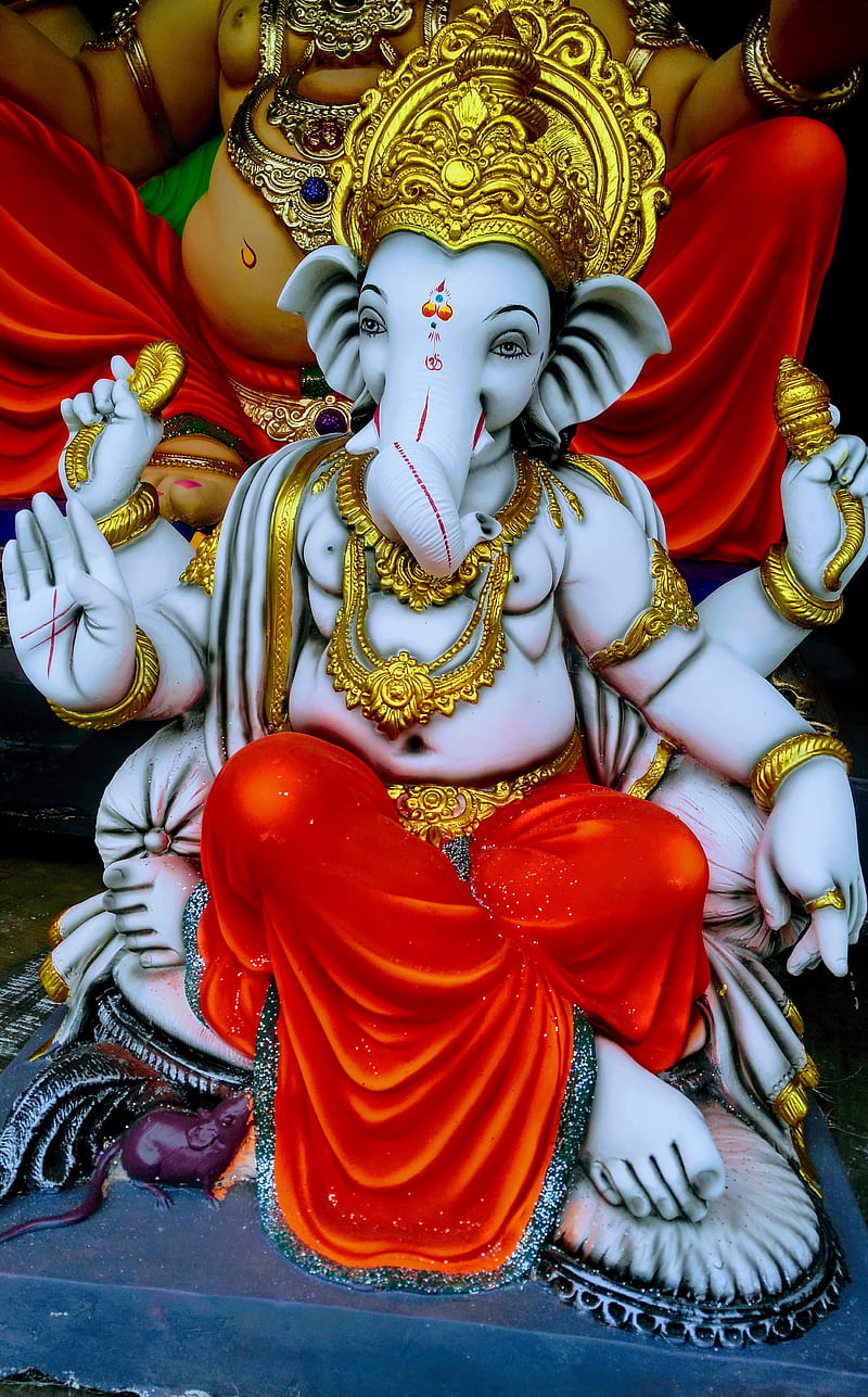 Ganapati, lord, ganesh, HD phone wallpaper