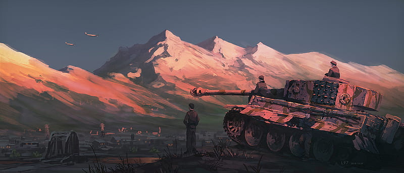 Tiger Tank Artistic, tank, artist, artwork, digital-art, HD wallpaper