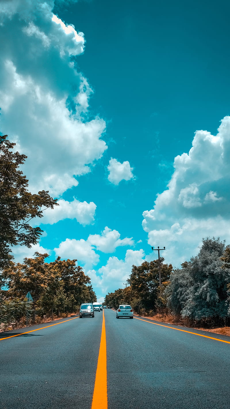 Clouds, cloudy, heaven, road, roads, sky, HD phone wallpaper | Peakpx
