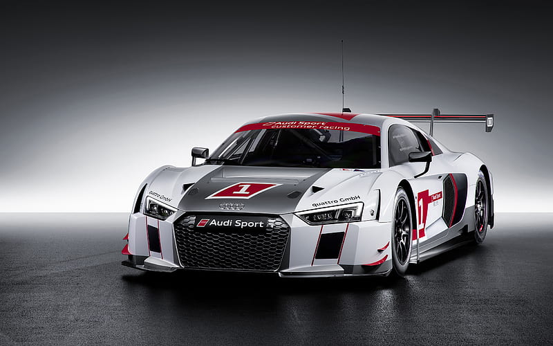 2015 Audi R8 LMS, Coupe, GT Racing, Race Car, V10, HD wallpaper