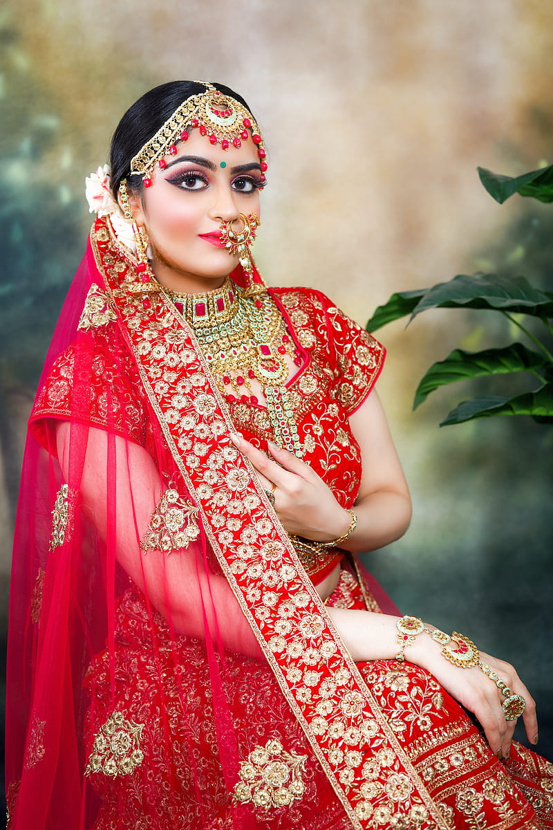 Indian Dulhan Bridal Makeup Www HD wallpaper | Pxfuel