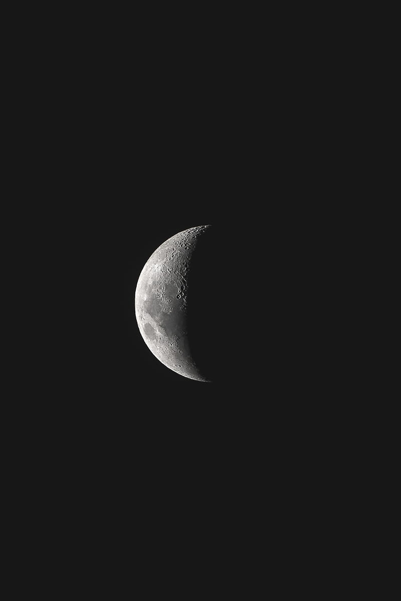 Full Moon in Dark Night Sky, HD phone wallpaper
