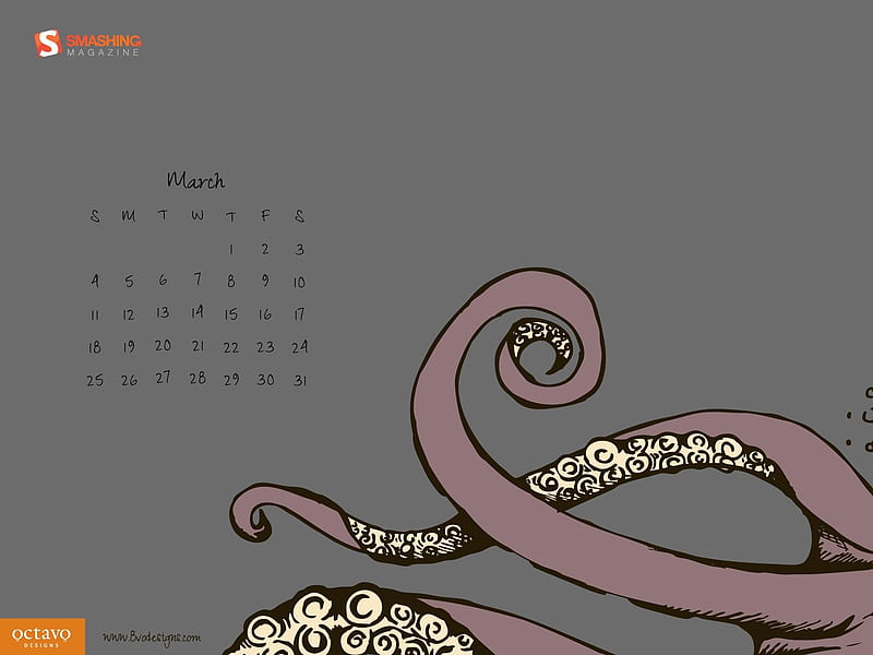 8vo gas-March 2012 calendar themes, HD wallpaper