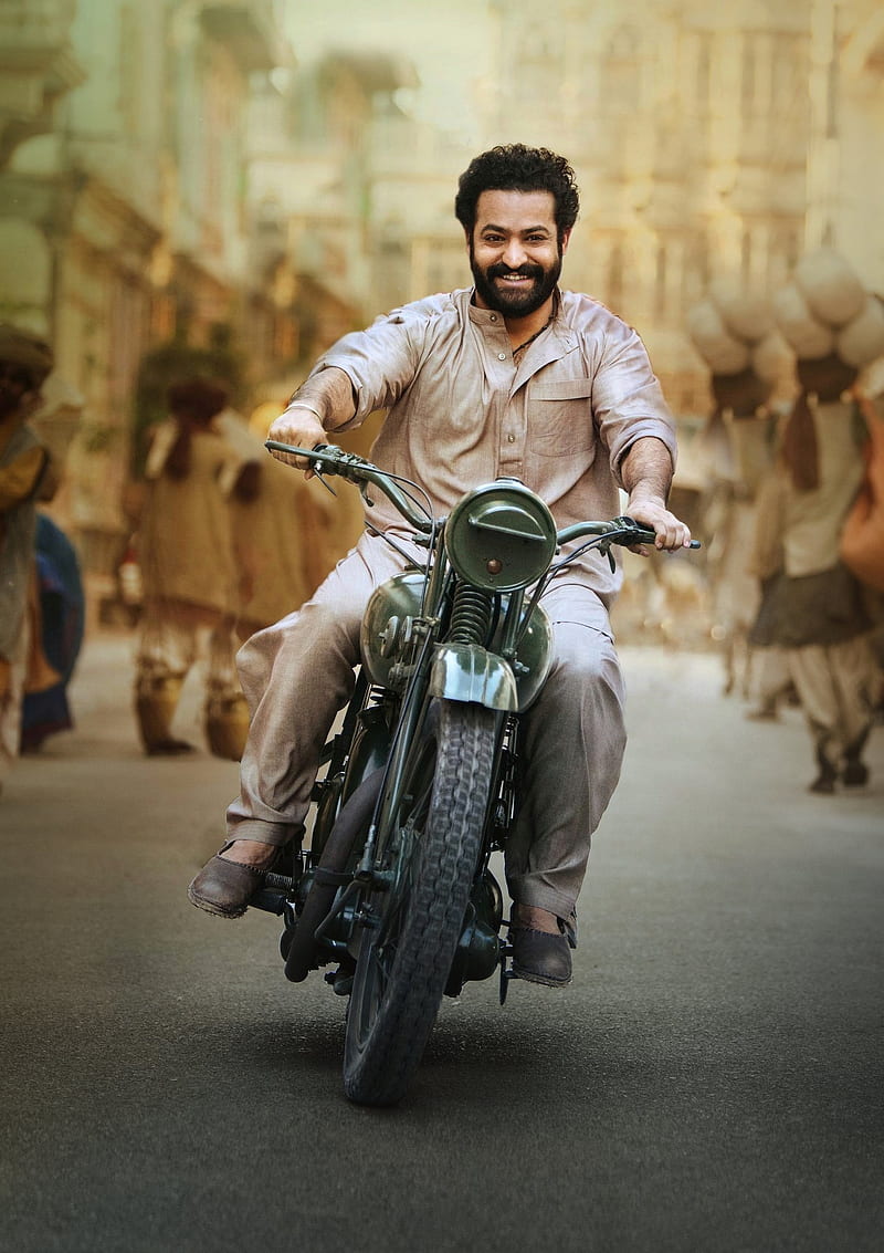 Ntr bike, rrr, jrntr, HD phone wallpaper