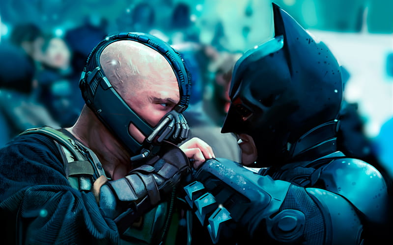 Bane in Batman Dark Knight Rises, batman, super-heroes, movies, HD wallpaper