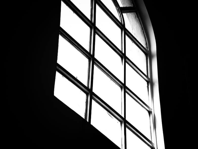 black metal window frame during daytime, HD wallpaper