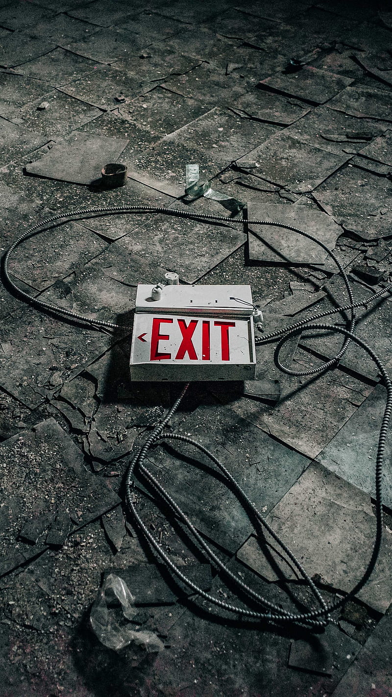 Exit, awesome, dark, potrait, viral, HD phone wallpaper