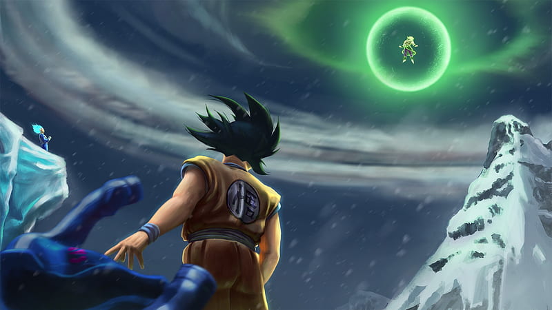 Goku Vegeta Vs Broly Youtube Cover -, Goku Channel Art, HD wallpaper
