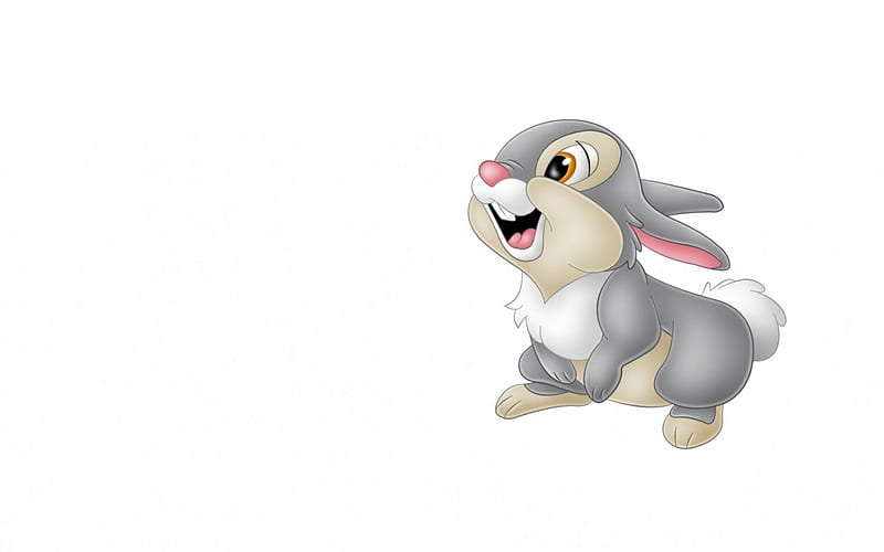 Thumper, rabbit, movie, bambi, card, cute, bunny, child, funny, white,  disney, HD wallpaper | Peakpx