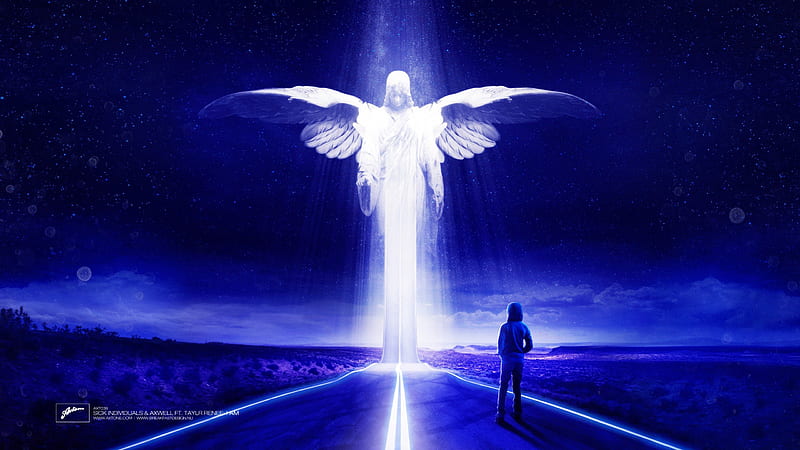 Highway To Heaven, guardian angel, afterlife, stairway to heaven, heaven, angels, HD wallpaper