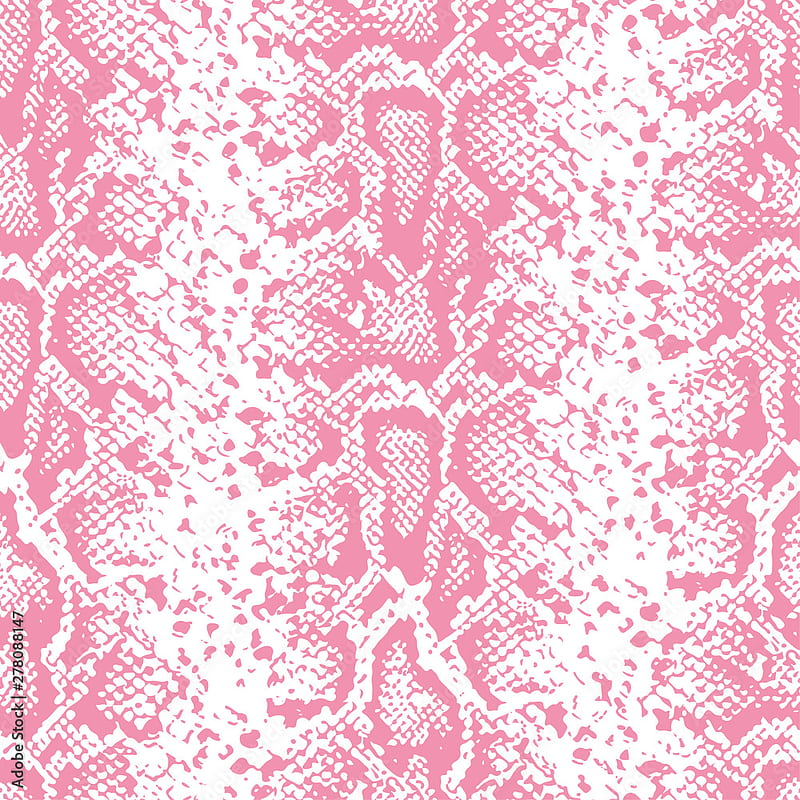 Snake Skin Pattern Design Funny Drawing Seamless Pattern. Lettering Poster Or T Shirt Textile Graphic Design. / , Wrapping Paper. Stock Vector, Pink Snake, HD phone wallpaper