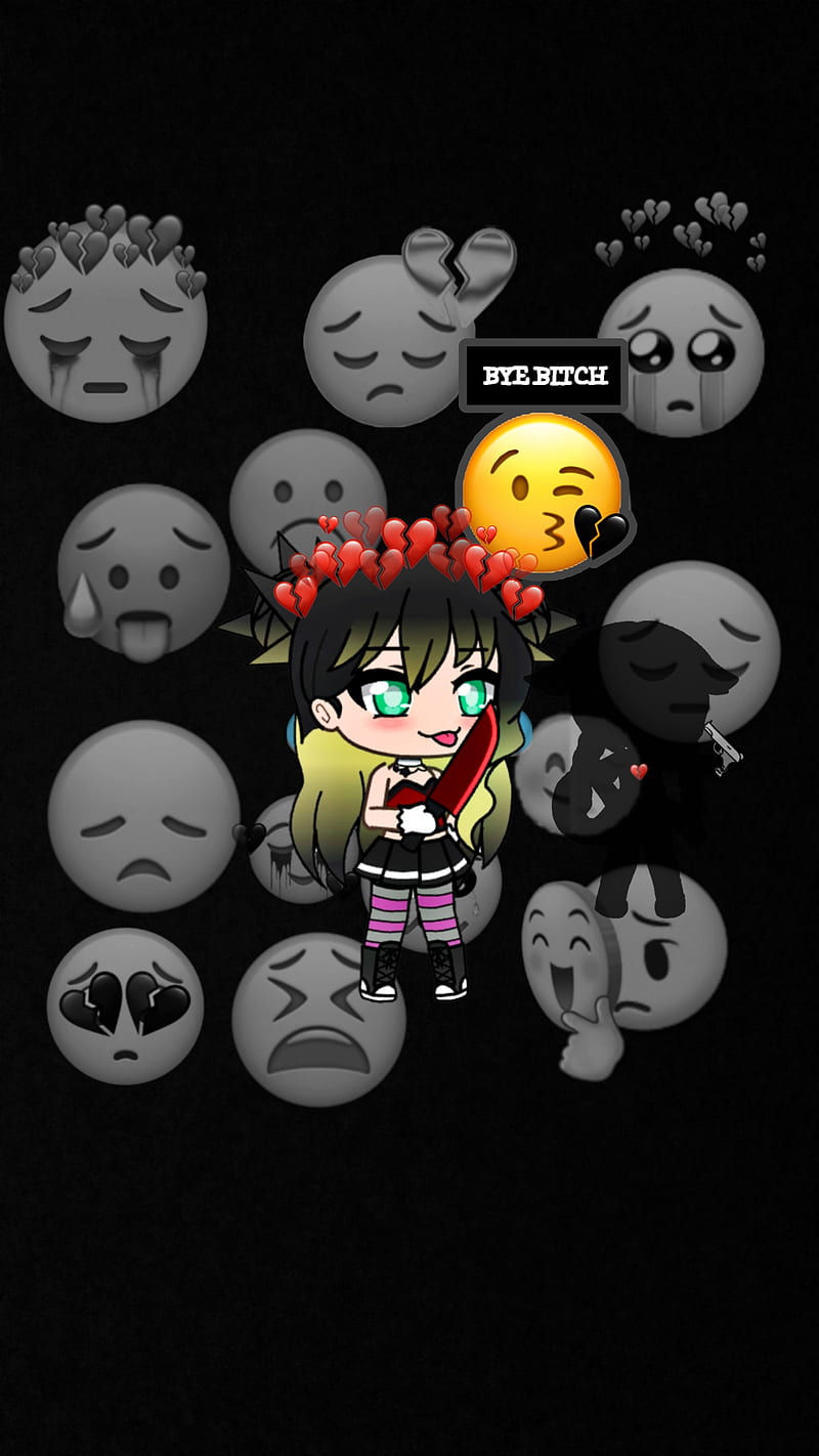 gacha #life #sad #triste # - De Gacha Life Tristes, HD Png Download -  2289x2289 PNG 