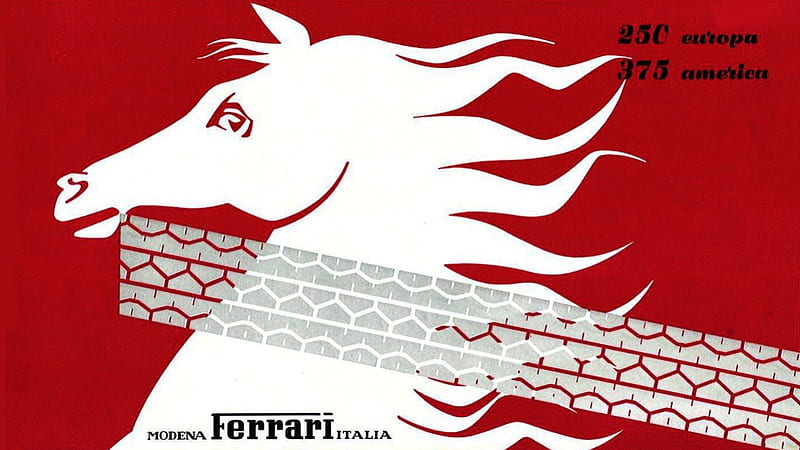 1953 Ferrari cover art, carros, automobiles, 1953 Ferrari, ferrari, vintage ferari, HD wallpaper
