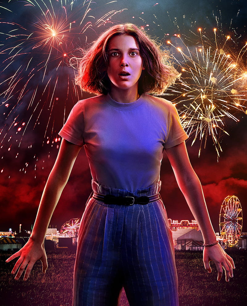 Millie Bobby Brown As Eleven Stranger Things 3 Poster, HD phone wallpaper