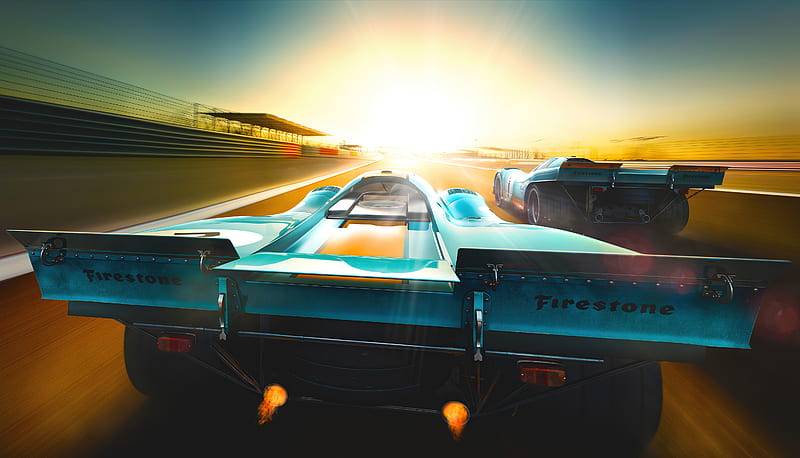 Daytona Racing Cars, racing-cars, carros, behance, HD wallpaper