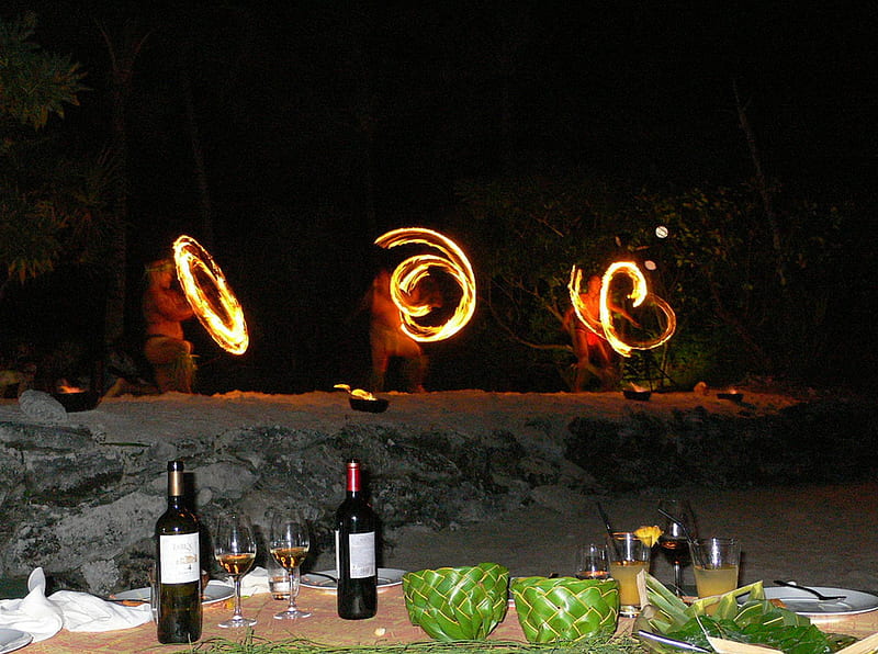 Four Seasons Bora Bora Polynesian Tahitian Fire Hula Dancers Tahiti, dancers, polynesia, resort, dinner, oll, french, dusk, atoll, dancer, hula, bora bora, tribal, evening, luxury, night, exotic, islands, tahitian, pacific, thrower, escape, south, fire, paradise, entertainment, four seasons, island, tahiti, tropical, hawaiian, HD wallpaper
