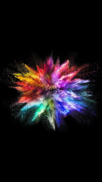 Explosion, black, color, colorful, colors, dust, splash, HD phone wallpaper  | Peakpx