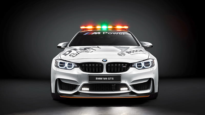 safety car, BMW M4 GTS, DTM, white BMW, white M4, HD wallpaper