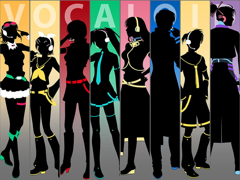 Vocaloid, meiko, kamui gakupo, hatsune miku, gumi, katsukumi, megurine luka, sexy, cute, boys, kaito, rin, anime, girls, kagamine len, HD wallpaper
