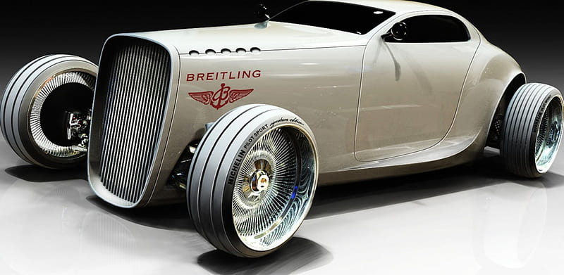 Breitling, auto, custom, car, HD wallpaper