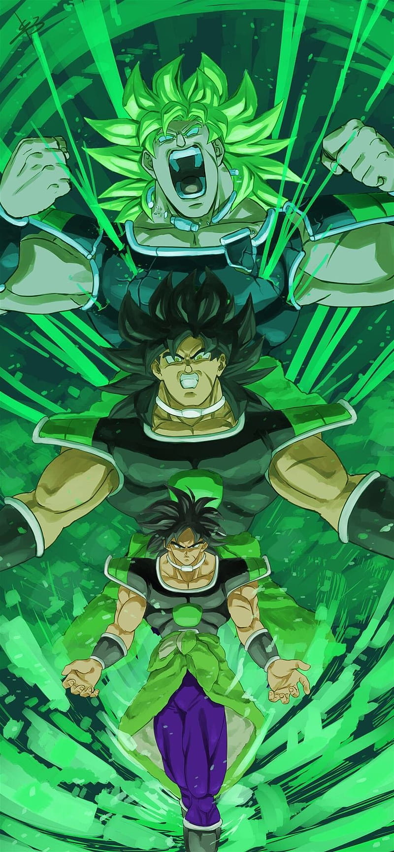 Ssj Broly Dbs Wallpaper  Download to your mobile from PHONEKY