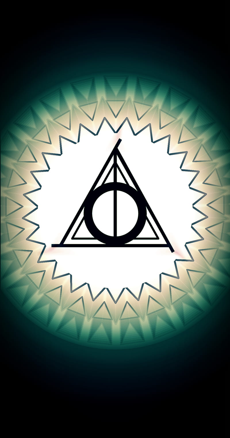 Deathly Hallows, harry, harry potter, magic, potter, symbols, triangle,  vibrant, HD phone wallpaper | Peakpx