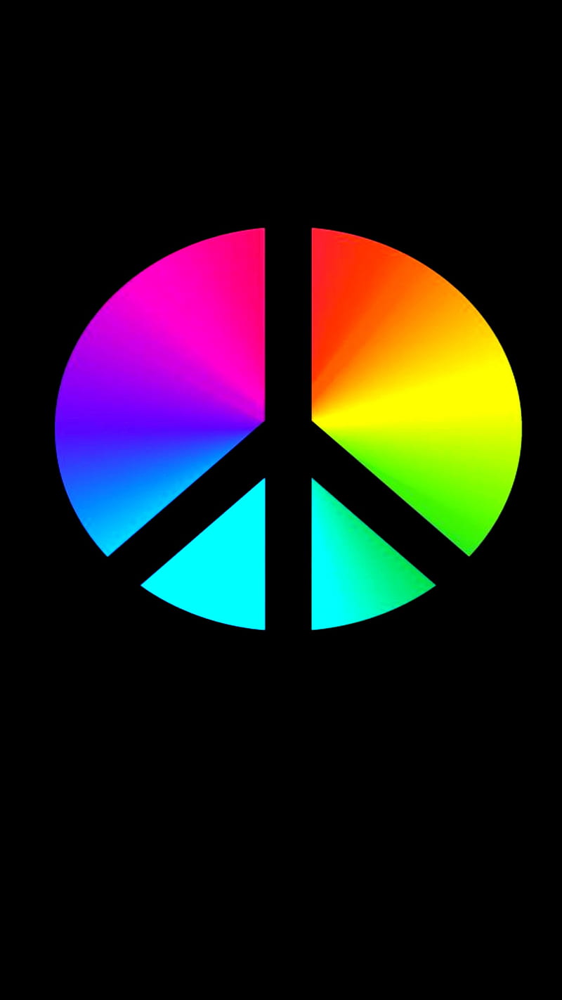 Peace by Color, Abstract, Avant-Garde, Colorful, Neon, Other, Quotes ...