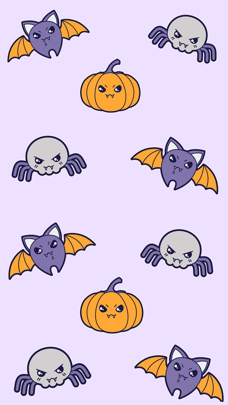 Premium Vector  Seamless pattern cute purple halloween design for  background wallpaper clothing wrapping fabric