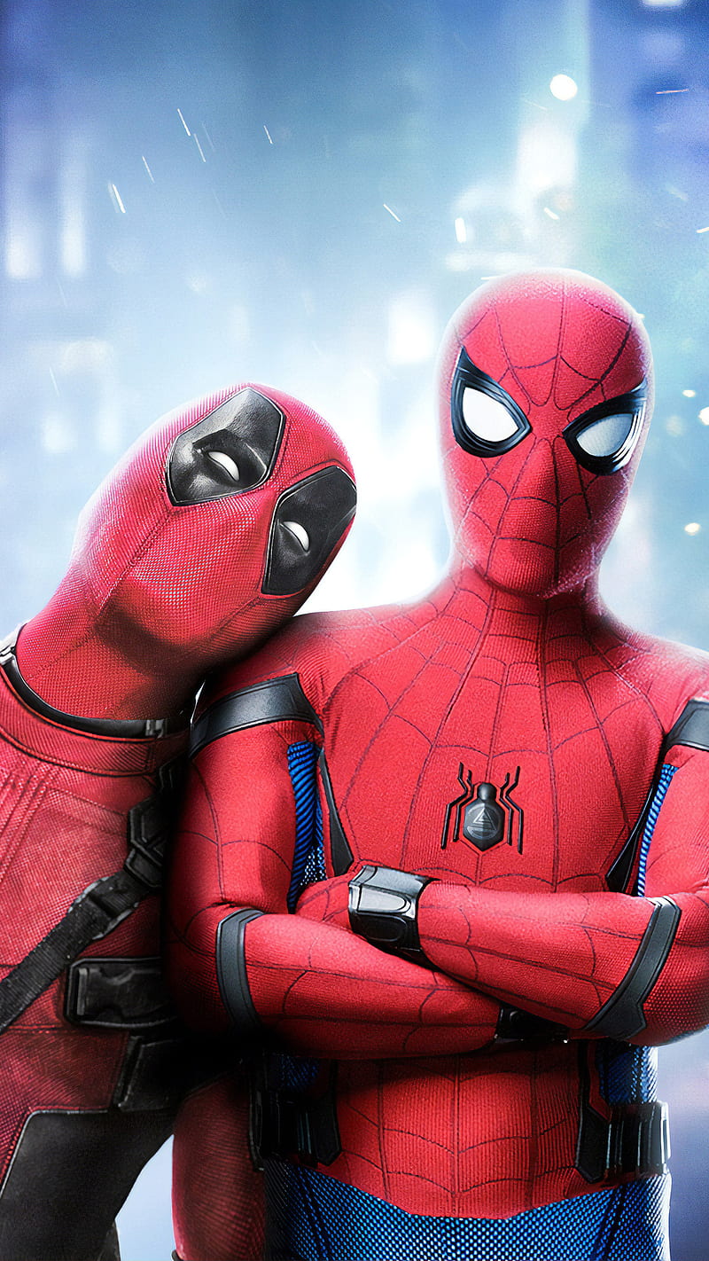 Spiderman deadpool, cabeza, rojo, Fondo de pantalla de teléfono HD | Peakpx