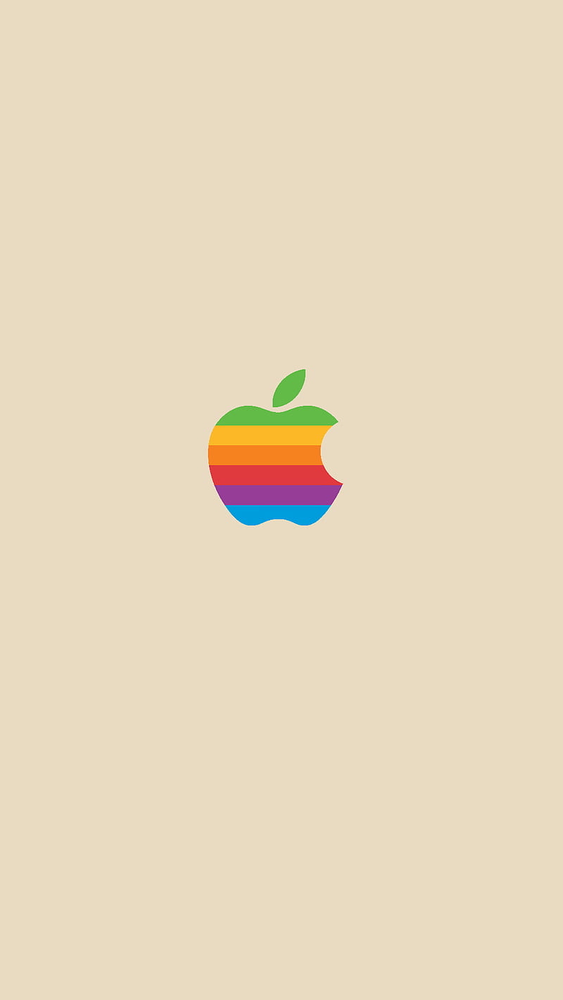 Retro, apple, apple logo, classic, classic apple logo, mac, mac classic, retro apple logo, HD phone wallpaper