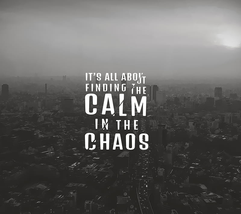 Cultivate Calm, calm, chaos, chaotic world, meditation, HD wallpaper