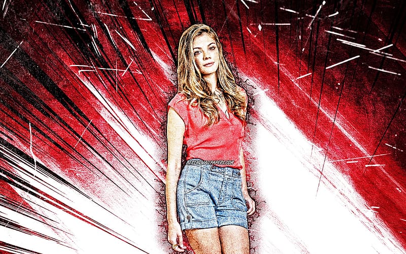 Sarah Habel Grunge Art Hollywood American Actress, celebrities, american, actrice, people, sarah habel, grunge art, hollywood, actress, HD wallpaper