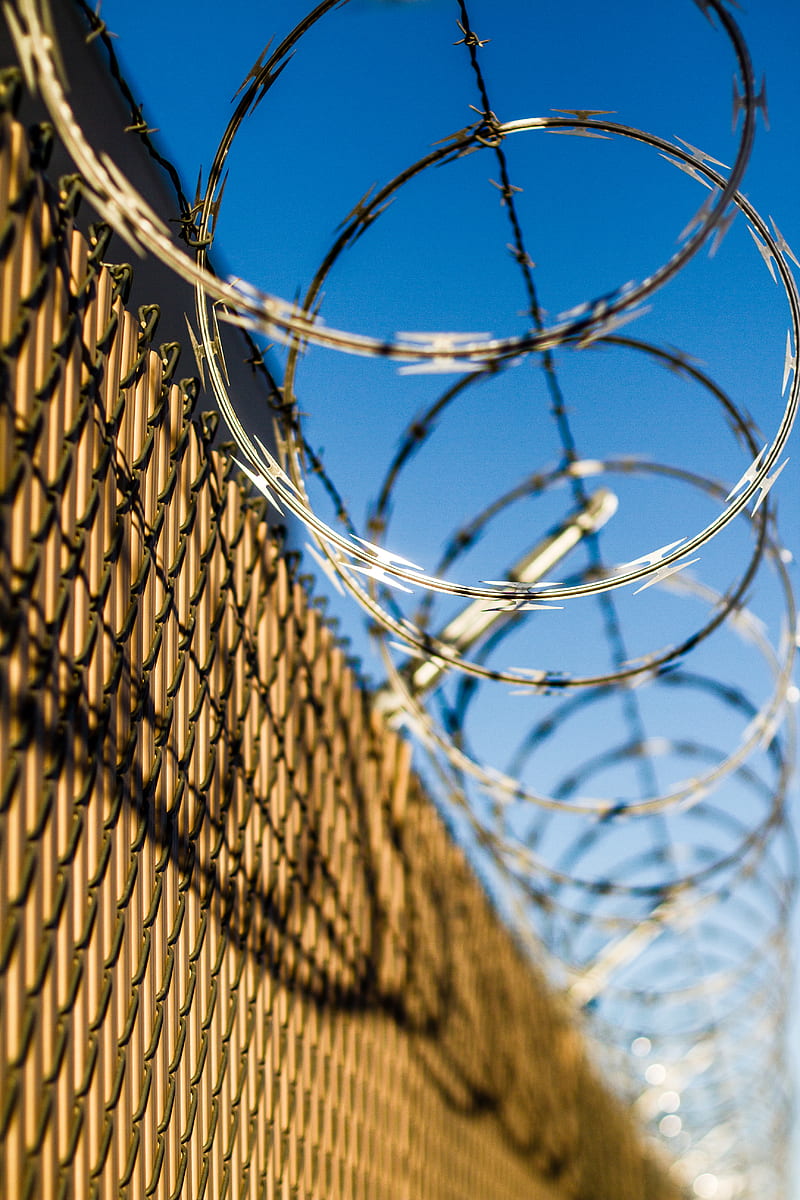 stainless steel barbwire, HD phone wallpaper