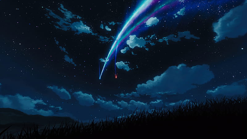 Anime, Your Name, Kimi No Na Wa, Comet, HD wallpaper - Your Name (Kimi no Na wa) là một bộ phim anime kinh điển đã mang đến những cung bậc cảm xúc khó quên cho người xem. Hãy tận hưởng khoảnh khắc đầy cảm xúc với bức tranh về một tinh túy đầy bí ẩn bao quanh chiếc sao băng trong bộ phim này. Đồng thời, bạn cũng sẽ được chiêm ngưỡng những hình nền chất lượng cao HD đẹp nhất.